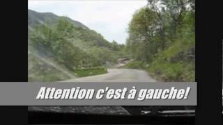 preview picture of video 'Trajet du rond point de Digne les Bains au Domaine du Verdon.'
