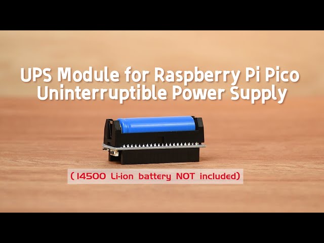 Vídeo relacionado con Waveshare Uninterruptible Power Supply UPS Hat Compatible with Raspberry Pi,Stable 5V Power Output Multi Battery Protection Circuits