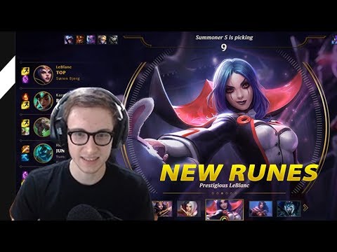 555. Bjergsen - Leblanc vs Lucian - Mid - November 11th, 2017 - PreSeason 8 Patch 7.22