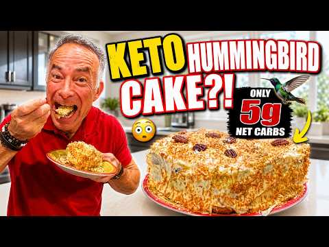 Grandma’s Keto Hummingbird Cake?! Only 5g Carbs 🥥🍍