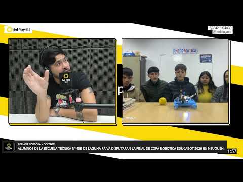 Alumnos de la Escuela Técnica Nº 458 de Laguna Paiva disputarán la final de Copa Robótica Educabot 2