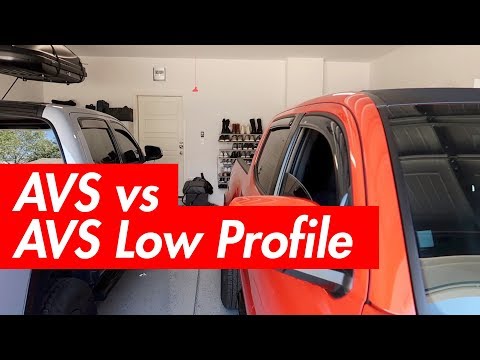 AVS vs AVS Low Profile Comparison on a 2017 2018 Tacoma