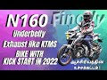 Bajaj N160 Update Kick Start Underbelly Exhaust