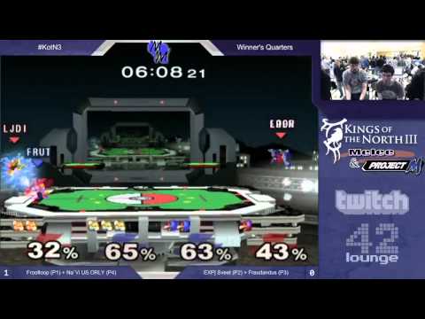 KotN3 - Frootloop + Na`Vi US.ORLY vs EXP| Sveet + Fraudandus - Melee Doubles Winners Quarters