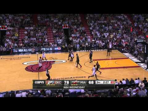 Oklahoma City Thunder vs Miami Heat 2014.1.29