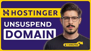 How To Unsuspend Hostinger Domain 2026 | Hostinger Suspended Domain | Domain Sus