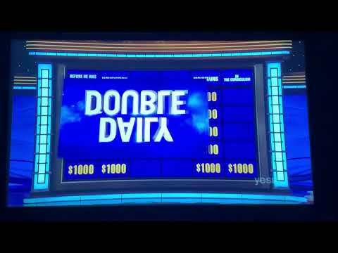 Jeopardy, PROFESSOR’S TOURNAMENT Day 2 - 1st Daily Double after contestant chat 😂 (12/7/21)