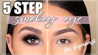 Perfect Smokey Eye in 5 Steps?! Smokey Eye Tutorial for Beginners | Roxette Arisa