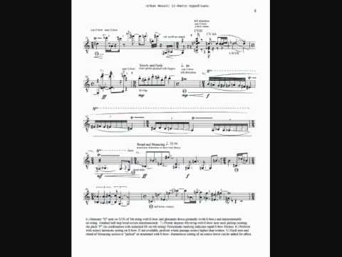 Urban Mosaic for solo el. guitar (2002) - Marco Oppedisano (perf. by Kevin R. Gallagher)