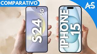 Samsung S24 5G vs iPhone 15 - Comparativo