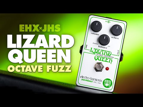 Electro Harmonix Lizard Queen Octave Fuzz Guitar Pedal with True Bypass Design