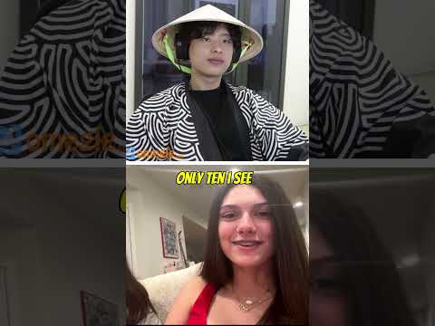 Asian dude GETS RIZZED by WHITE GIRL on OMETV 7 #ometv #omegle #asian #roast #roasting #rizz #memes