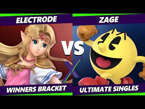S@X 412 Winners Bracket - electrode (Zelda) Vs. Zage (Pac-Man) Smash Ultimate - SSBU