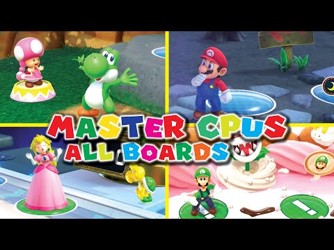 All Boards (Master Difficulty) Mario Party Superstars!