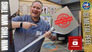 WIN a Gi Metal Pizza Peel Competition Ooni Gozney Kamado For Wood Fired or Gas