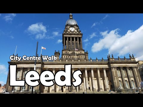 Leeds City Centre Walk【4K】| Let's Walk 2021