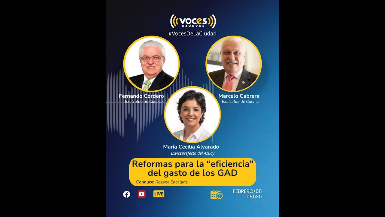 VOCES DE LA CIUDAD / Reformas para la “eficiencia” del gasto de los GAD