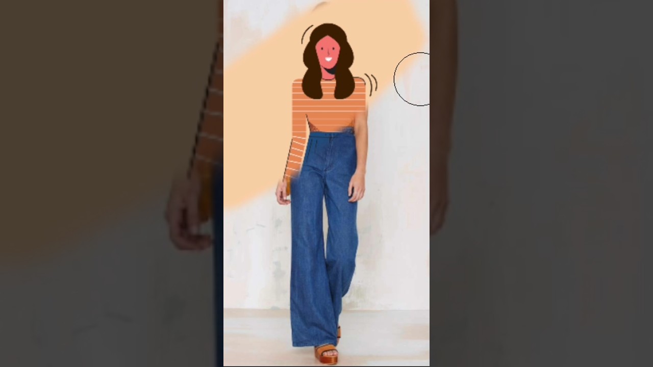 Tutorial link is in the comment section ♡ #vectorillustrator #illuatrator #flatcharacter