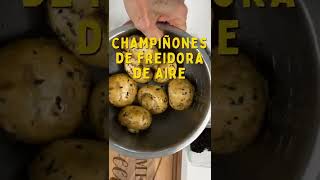 Champiñones Asados a las Hierbas en #airfryer con CHEF PACHI #shorts