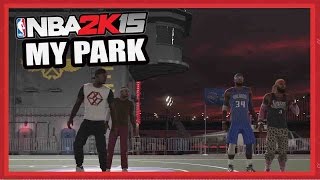 My Park NBA 2K15 - MICROPHONE CHEESE! - NBA 2K15 My Park 2 on 2 Gameplay