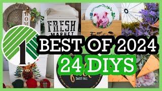 THE BEST DOLLAR TREE AND THRIFT DIYS OF 2024 | 24 HOME DECOR CRAFTS TO TRY NOW!