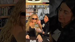 Mariah Carey being served a drink so her hands don’t get wet 😂 #mariahcarey #mariah