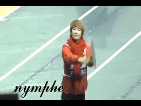 [Fancam]120108 Boyfriend 偶像運動會 - Jeongmin