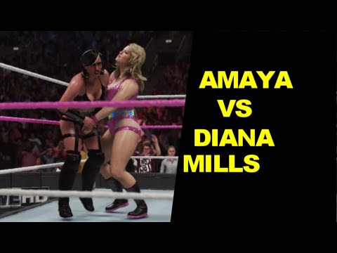 WWE 2K19 Amaya vs Diana Mills KO