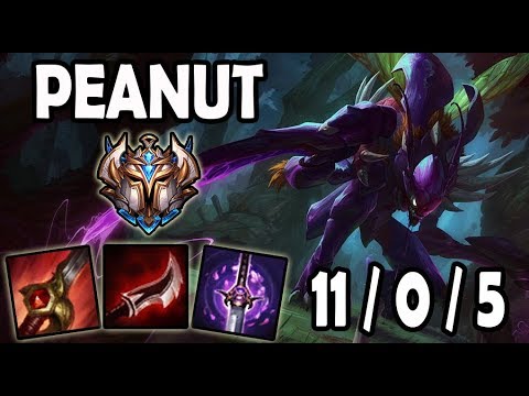Peanut Khazix vs Sylas [ Jungle ] Lol Challenger Korea