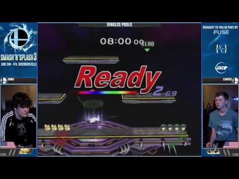 Smash 'N' Splash 3 - Jon$ (Fox) vs. Carso (Marth) - Round 2 Pools