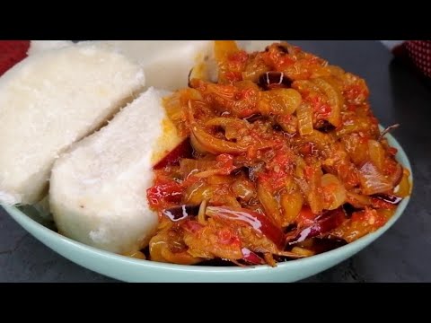 How to Make Onion and Pepper Sauce | Nigerian Local Onion and Pepper Sauce For Yam 😋