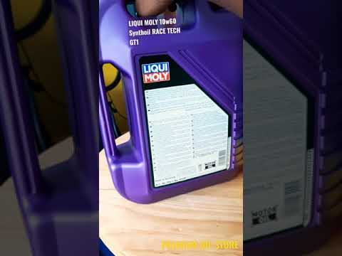 LIQUI MOLY 10w60 Synthoil RACE TECH GT1 Full Synthetic Oil #shorts