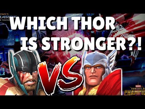 RoL Winter Soldier Takedown Test - Thor (Ragnarok) Vs. Thor (Classic) | Marvel Contest of Champions
