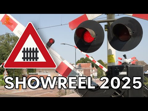 Dutch Railroad Crossing Showreel 2025 - Dutch Train Channel