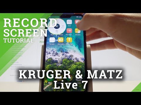 How to Record Screen on KRUGER & MATZ Live 7 - Screen Recording Tutorial