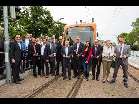 rnv feiert neue Linie 4/4A: Stadtbahn Mannheim Nord endlich unterwegs