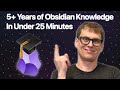 10 Essential PKM Lessons From Using Obsidian Every Day For 5 Years