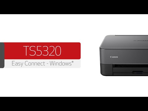 Thumbnail for Canon PIXMA TS5320 - Connecting Your Windows PC