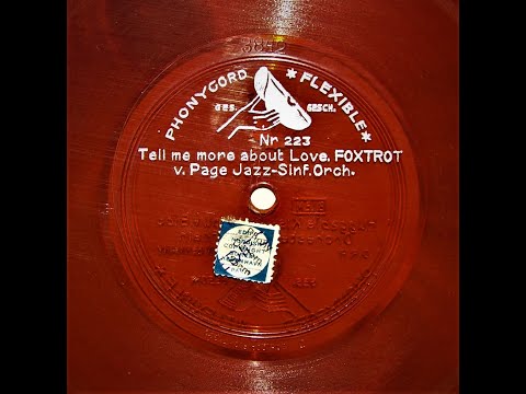 Tell Me More About Love - Billy Bartholomew and His Orchestra (1929)