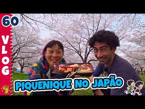 PIQUENIQUE EMBAIXO DAS SAKURAS - Japão Nosso De Cada Dia