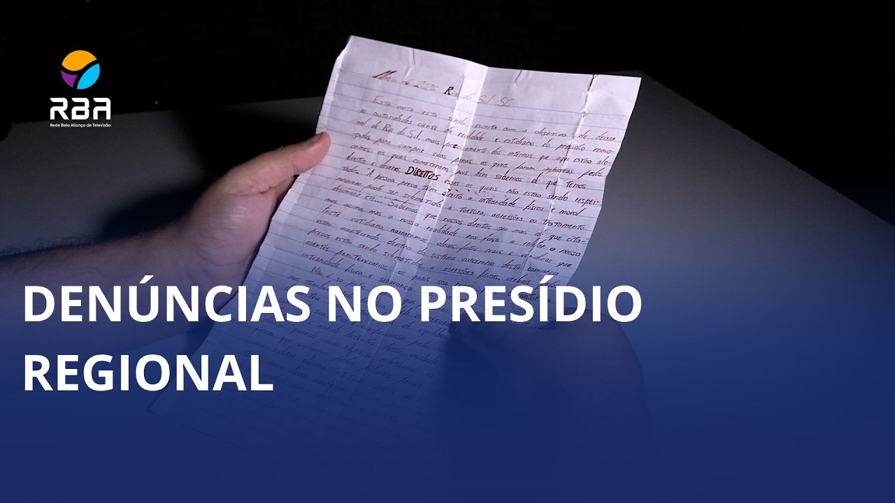 Detentos denunciam problemas em presídio de Rio do Sul