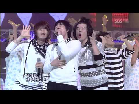 080907 Super Junior-Happy - Pajama Party @ SBS人气歌谣 500期特辑