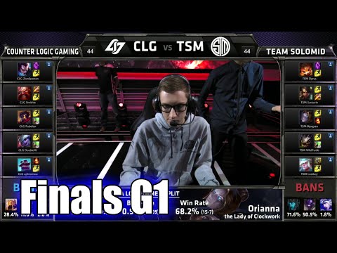 CLG vs TSM (team Solomid) | Game 1 Grand Finals S5 NA LCS Summer 2015 Playoffs | TSM vs CLG G1 Final