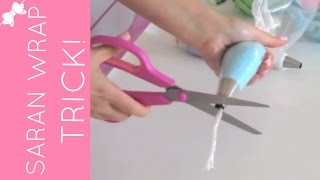 Saran Wrap Trick- How To Fill a Piping Bag With Frosting // Lindsay Ann Bakes