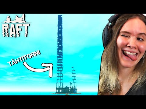 RAKENNAN KOHTI TÄHTIÄ! | Pelataan Raft