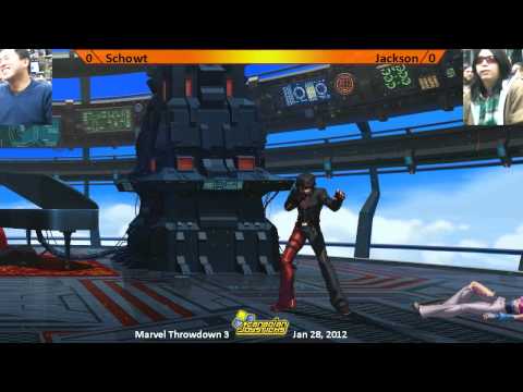 Jackson vs Schowt - KOF13 Singles - Marvel Throwdown 3