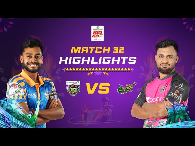 Highlights | Match 32: Khulna Tigers vs Sylhet Strikers