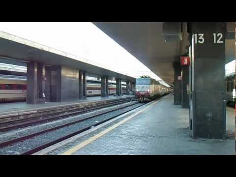 E656.091 in partenza con l' IC 707 Roma Termini - Taranto