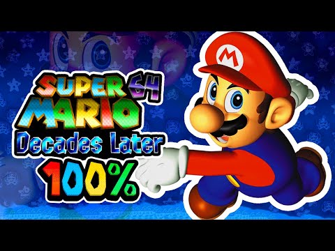 Super Mario 64 Decades Later - 100% Longplay Full Game Walkthrough Gameplay Guide
