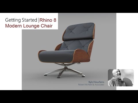 Getting Started Rhino 8 - Lounge Chair with SubD, Blend, and more